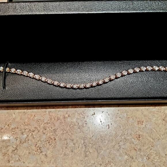 TENNIS BRACELETS 1 CARAT TW GENUINE DIAMOND CIRCLE LINK❗100% GUARANTEED❗️NEW - Picture 7 of 14